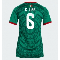 Mexiko Erik Lira #6 Hemmatröja Dam VM 2026 Kortärmad